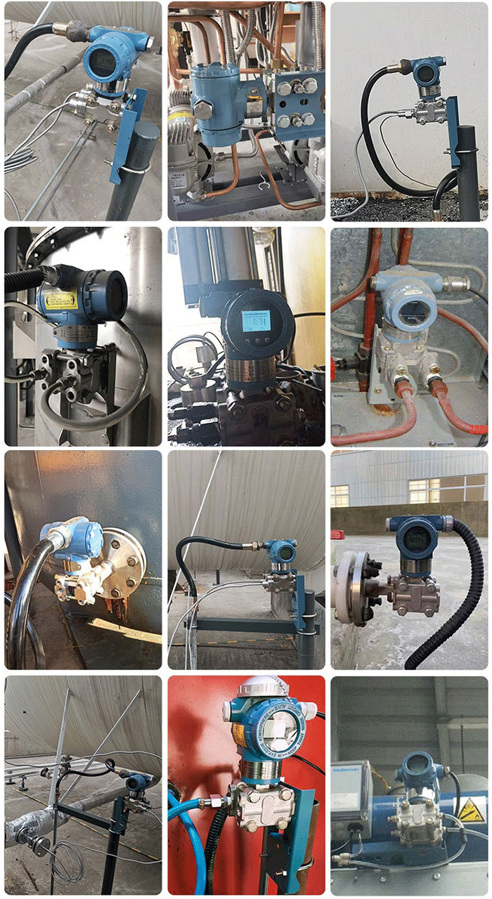 隔膜壓力變送器現場安裝使用圖