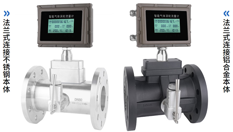 dn80天然氣流量計材質分類圖
